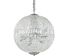 Pakabinamas šviestuvas Ideal Lux Suspended lamp with 12 lights LUXOR, G9, chrome