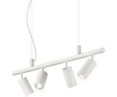 Pakabinamas šviestuvas Ideal Lux Suspended lamp with 1 light A-LINE, GU10, baltas