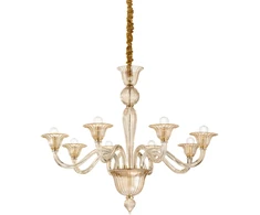 Pakabinamas šviestuvas Ideal Lux Suspended lamp with 8 lights BRIGITTA, E14, antracite