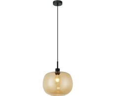 Pakabinamas šviestuvas ALAN, E27, juodos/gintaro sp., 4302901