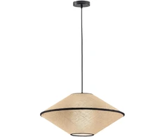 Pakabinamas šviestuvas AMICA, E27, smėlio sp./juodas, 4270100