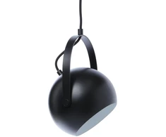 Pakabinamas šviestuvas BALL, E27, juodas