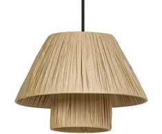 Pakabinamas šviestuvas BAMBOO, E27, rudas