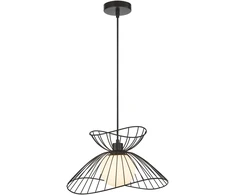 Pakabinamas šviestuvas BELINDA, E27, baltos/juodos sp., 4275100
