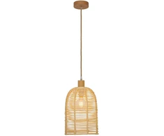 Pakabinamas šviestuvas BELL, E27, šviesiai rudas, 4218200