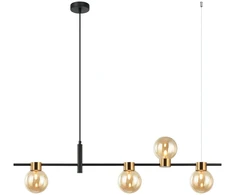 Italux Pakabinamas šviestuvas Bletter PND-5225-4-BK-AMB