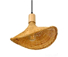 Pakabinamas šviestuvas BOHO BIMINI, E27, medžio sp.