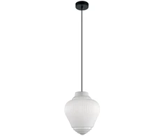 Pakabinamas šviestuvas BOHO, E27, baltos/juodos sp., 4187800