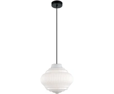 Pakabinamas šviestuvas BOHO, E27, baltos/juodos sp., 4187900