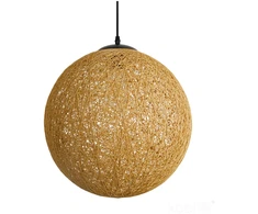 Pakabinamas šviestuvas BOHO ROVNO, E27, medžio sp.
