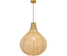 Pakabinamas šviestuvas BOLITA, E27, šviesiai rudas, 4227700