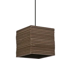Pakabinamas šviestuvas CARDBOARD, E27, rudas