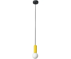 Pakabinamas šviestuvas CONCRETE MIC, G9, geltonas