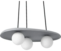 Pakabinamas šviestuvas CONCRETE NEST, 3xG9, pilkas