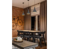 Pakabinamas šviestuvas DOT, E27, juodas, 4297401