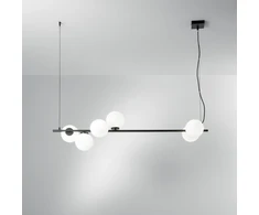 Pakabinamas šviestuvas ENOIRE, juodas, 6xE14