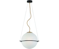 Pakabinamas šviestuvas FERERO, E27, baltos/aukso sp., 3093800