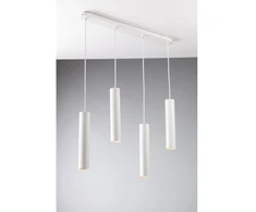Pakabinamas šviestuvas FLUKE, baltas, 4xGU10
