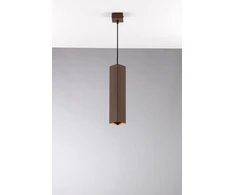 Pakabinamas šviestuvas FLUKE, bronzos sp., 1xGU10