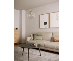 Pakabinamas šviestuvas GLOBAL, E27, juodas