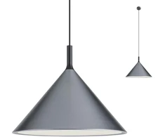 Pakabinamas šviestuvas JAAP, E27, pilkas, 01-1610