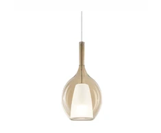 Pakabinamas šviestuvas KALIQUE SP1-2 D18, E27, gintaro sp., 360003