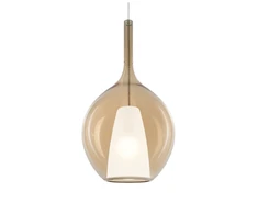 Pakabinamas šviestuvas KALIQUE SP1-2 D28, E27, gintaro sp., 359632