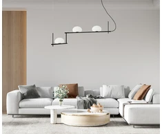 Italux Pakabinamas šviestuvas Kernio PND-357783-BK+W