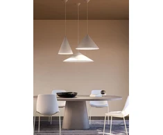Pakabinamas šviestuvas KONOS, E27, baltas, 01-3026
