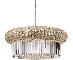 Pakabinamas šviestuvas Ideal Lux Suspended lamp with 18 lights NABUCCO, E14, chrome