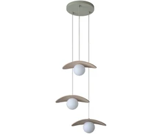 Pakabinamas šviestuvas PEARL, 3xG9, smėlio sp.