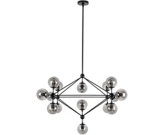 Pakabinamas šviestuvas PLANETARIO 15, 15xE27, juodas