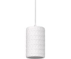 Pakabinamas šviestuvas PLASTER TUBE, E27, baltas