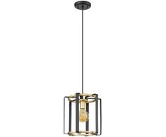 Italux Pakabinamas šviestuvas Primero PND-44003-1-BK-GD