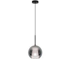 Pakabinamas šviestuvas RAMONA, E27, chromo/juodos sp., 4350900