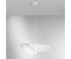 Pakabinamas šviestuvas RHEI-LEAF, baltas, 1xE27