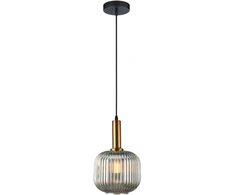 Pakabinamas šviestuvas SOPHIE, E27, juodos/dūmų sp., 4233600