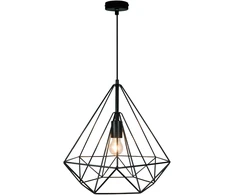 Pakabinamas šviestuvas UNICA, E27, juodas, 4114801