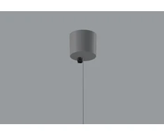 Pakabinamo linijinio šviestuvo laikiklis su užmaitinimu, pilkas, 70mm skersmens, 1200mm trosas