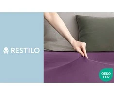 Paklodė su guma 100–120x200+30 PLUM