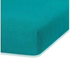 Paklodė su guma 140–160x200 cm turkio spalvos