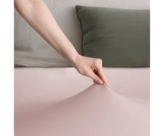 Paklodė su guma 180-200x200+30 alyvinės spalvos