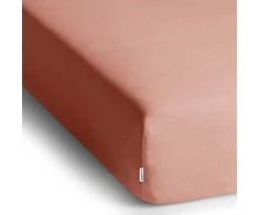Paklodė su guma 180-200x200+30 persiko spalvos