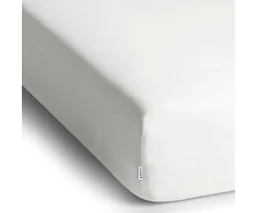 Paklodė su guma 200–220x200+30 balta