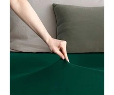 Paklodė su guma 220–240 × 220 cm, tamsiai žalia