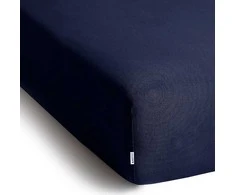 Paklodė su guma 220–240×220+30 tamsiai mėlyna