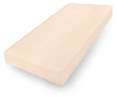 paklodė su guma 60x120 smėlio spalvos