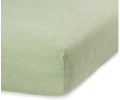 Paklodė su guma frotinė šviesiai žalios spalvos Amelia Home Ruby