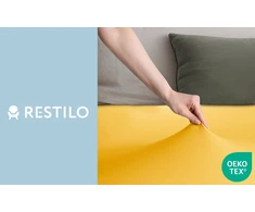 Paklodė su guma gintaro spalvos 140-160x200+30 cm ORA