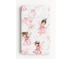 Paklodė su guma kūdikio lovytei 120 × 60 cm Blossom Fairies